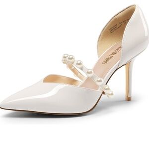 DREAM PAIRS Women's High Heels Stiletto Pumps Shoes Wedding Party, Elegant, Pear
